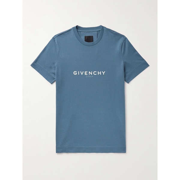 지방시 지방시 GIVENCHY Logo-Print Cotton-Jersey T-Shirt 1647597309942991
