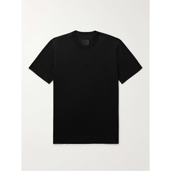 지방시 지방시 GIVENCHY Logo-Embroidered Cotton-Jersey T-Shirt 1647597322953887