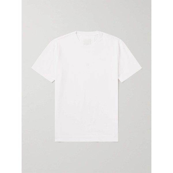 지방시 지방시 GIVENCHY Logo-Embroidered Cotton-Jersey T-Shirt 1647597322953810