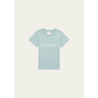 지방시 Givenchy Boys Short-Sleeve Reverse Logo Print T-Shirt, Size 6M-3 4627562