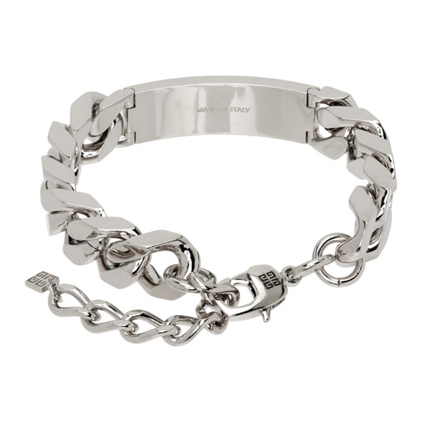 지방시 지방시 Givenchy Silver ID Bracelet 232278M142001
