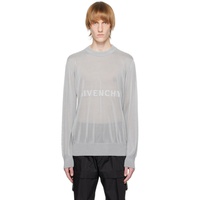 지방시 Givenchy Gray Reflective Sweater 231278M201011