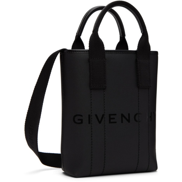지방시 지방시 Givenchy Black Coated Canvas Bag 231278M172007