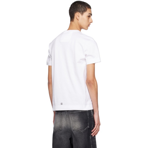 지방시 지방시 Givenchy White Archetype T-Shirt 231278M213012