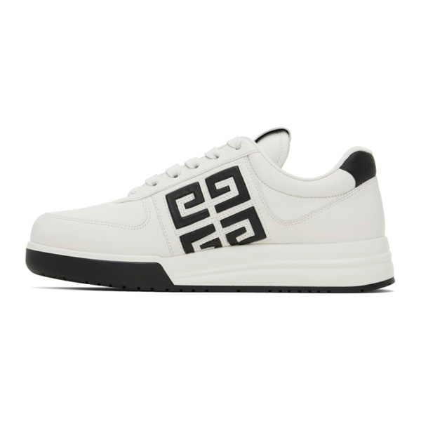 지방시 지방시 Givenchy White & Black G4 Sneakers 231278M237028