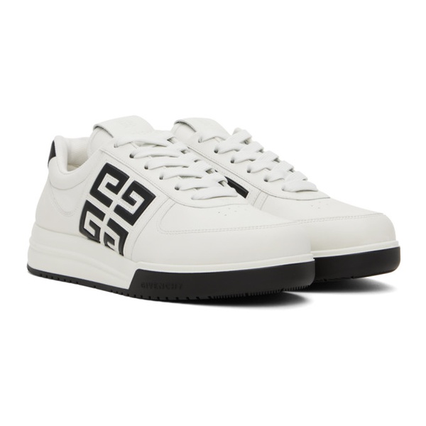 지방시 지방시 Givenchy White & Black G4 Sneakers 231278M237028