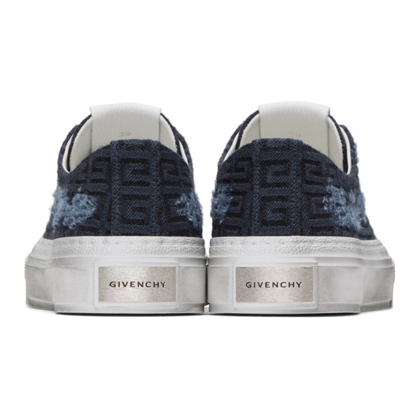 지방시 지방시 Givenchy Navy 4G City Sneakers 232278M237004