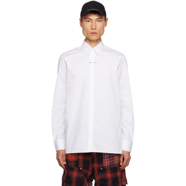 지방시 지방시 Givenchy White Boxy Shirt 232278M192016