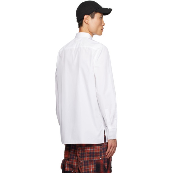 지방시 지방시 Givenchy White Boxy Shirt 232278M192016