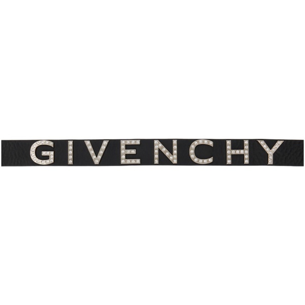 지방시 지방시 Givenchy Black Cowboy Belt 232278M131001