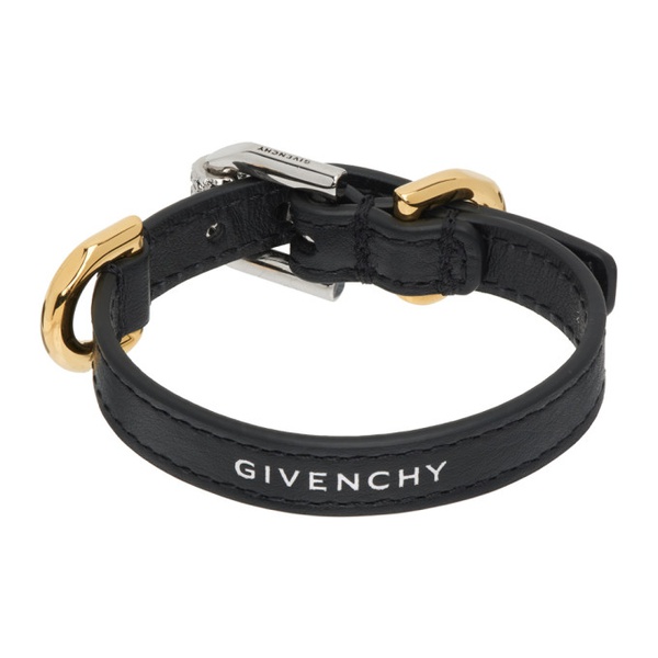 지방시 지방시 Givenchy Black Voyou Bracelet 232278F020002