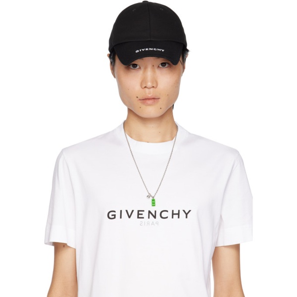 지방시 지방시 Givenchy Silver G Cube Pendant Necklace 241278M145006