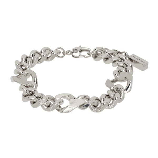 지방시 지방시 Givenchy Silver G Chain Bracelet 241278M142000