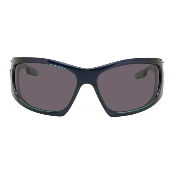 지방시 지방시 Givenchy Green & Blue Giv Cut Sunglasses 241278M134025