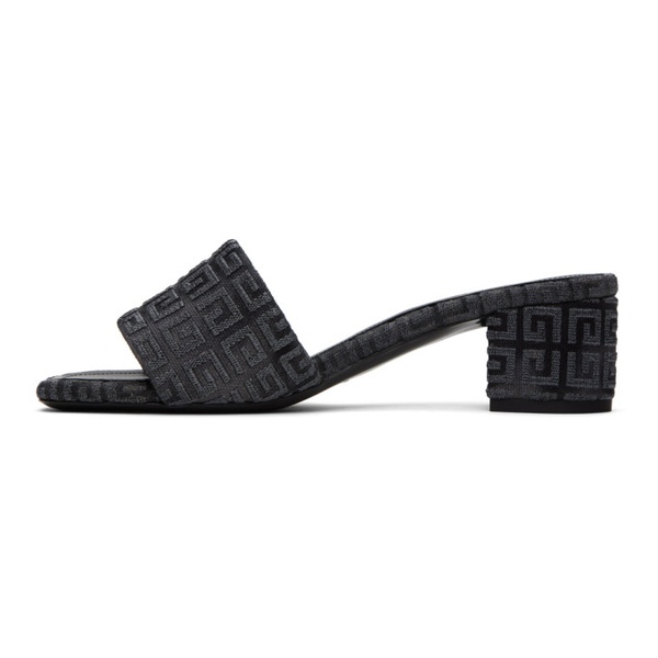 지방시 지방시 Givenchy Gray 4G Heeled Sandals 232278F125018