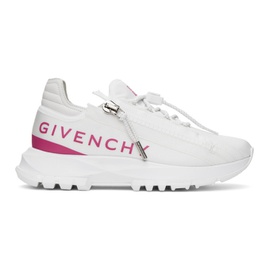 지방시 Givenchy White & Pink Spectre Sneakers 232278F128008