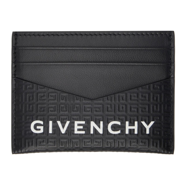 지방시 지방시 Givenchy Black Micro 4G Card Holder 241278M163005
