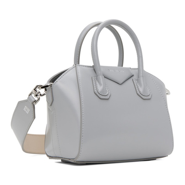 지방시 지방시 Givenchy Gray Mini Antigona Toy Bag 241278F046005
