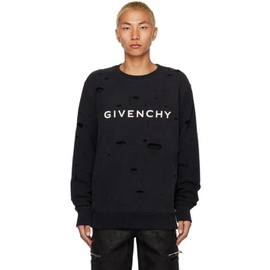 지방시 Givenchy Black Archetype Sweatshirt 231278M204004