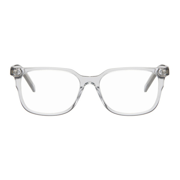 지방시 지방시 Givenchy Gray Square Glasses 241278M133003