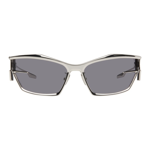 지방시 지방시 Givenchy Silver Giv Cut Sunglasses 241278M134009
