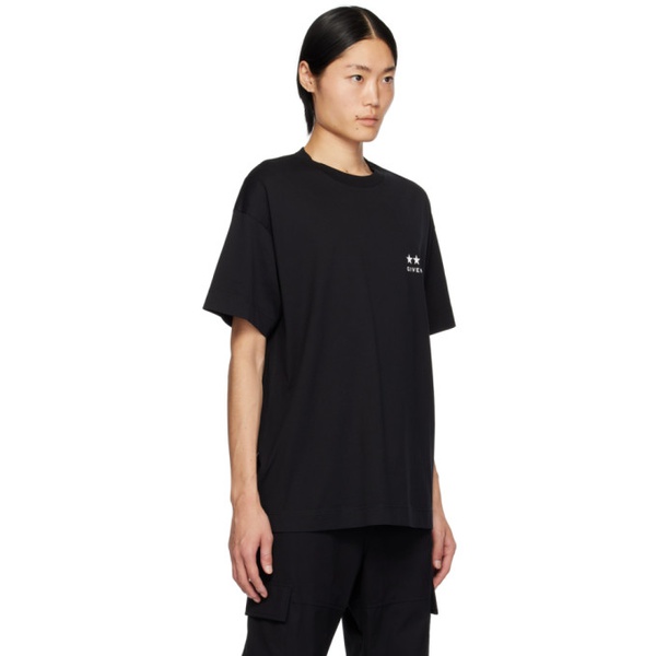 지방시 지방시 Givenchy Black 4G T-Shirt 241278M213043