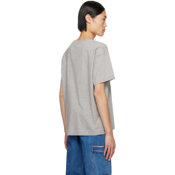 지방시 지방시 Givenchy Gray Boxy T-Shirt 241278M213023