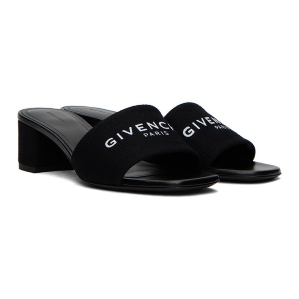 지방시 지방시 Givenchy Black 4G Heeled Sandals 241278F125009