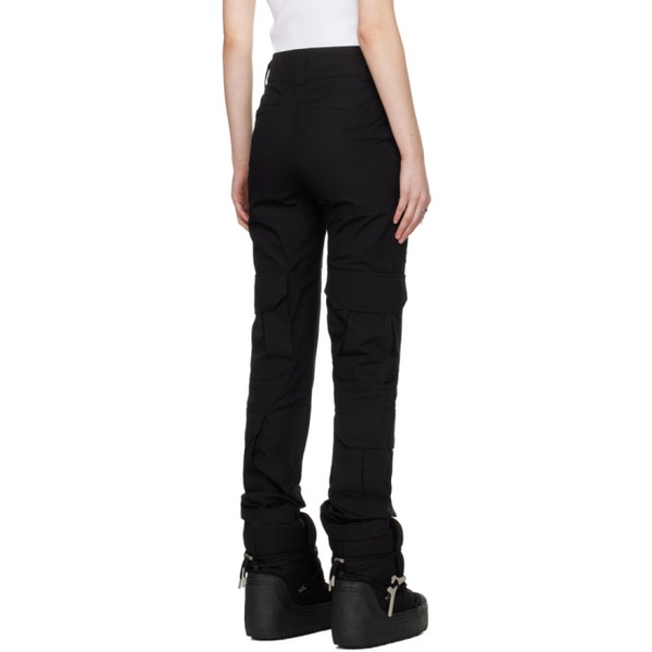지방시 지방시 Givenchy Black Bellows Pocket Trousers 241278F087003