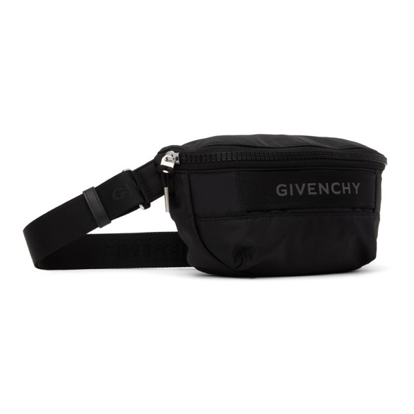 지방시 지방시 Givenchy Black G-Trek Nylon Pouch 241278M170007