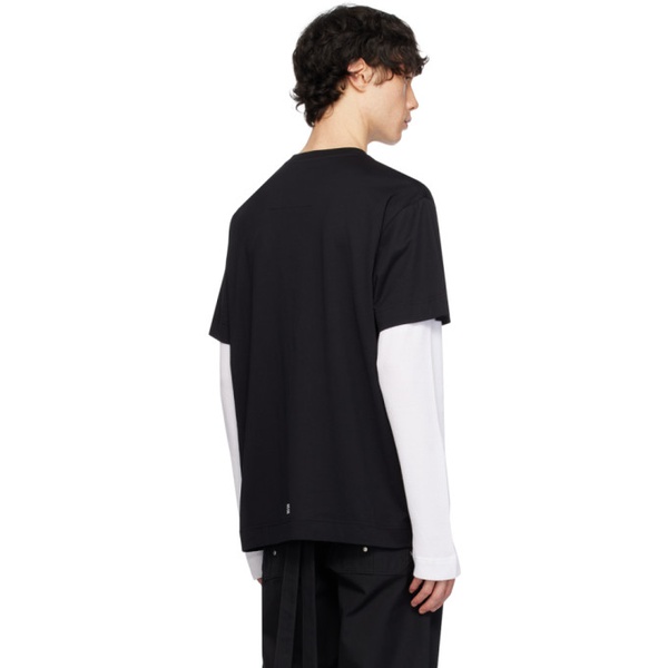 지방시 지방시 Givenchy Black Layered Long Sleeve T-Shirt 241278M213009