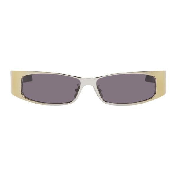지방시 지방시 Givenchy Silver & Gold G Scape Sunglasses 241278F005005