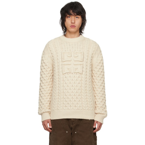 지방시 지방시 Givenchy 오프화이트 Off-White 4G Sweater 241278M201002