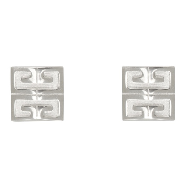 지방시 지방시 Givenchy Silver 4G Earrings 241278M144008