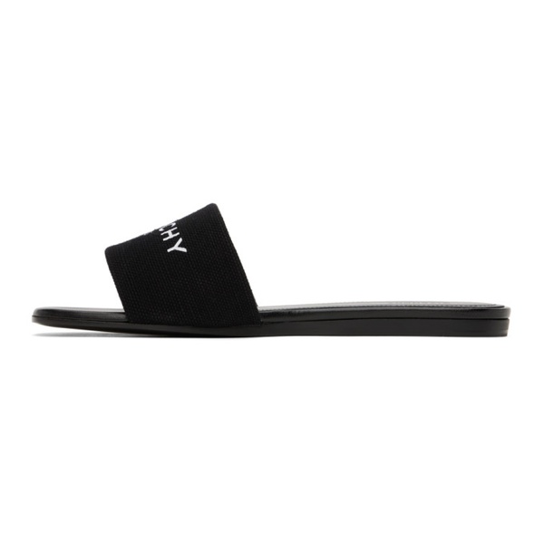 지방시 지방시 Givenchy Black 4G Flat Sandals 241278F125010