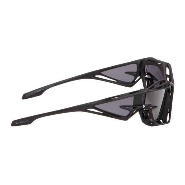지방시 지방시 Givenchy Black Giv Cut Cage Sunglasses 242278M134001