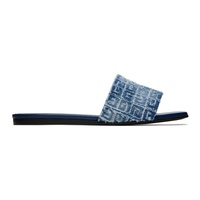 지방시 Givenchy Blue 4G Sandals 241278F124005