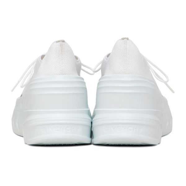 지방시 지방시 Givenchy White Marshmallow Wedge Sneakers 241278F128001