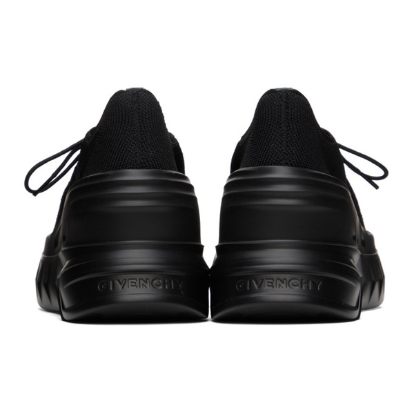지방시 지방시 Givenchy Black Marshmallow Wedge Sneakers 241278F128002