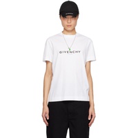 지방시 Givenchy White Reverse T-Shirt 241278M213029