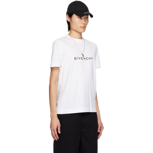 지방시 지방시 Givenchy White Reverse T-Shirt 241278M213029