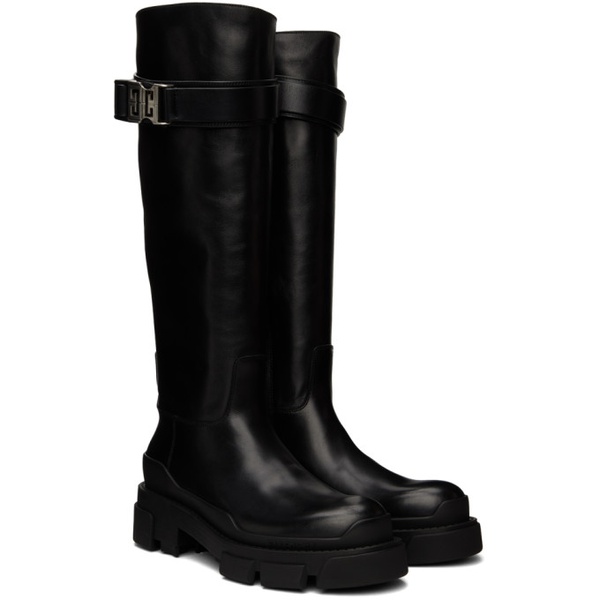 지방시 지방시 Givenchy Black Terra Boots 222278F115003
