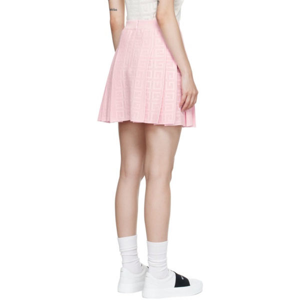 지방시 지방시 Givenchy Pink 4G Mini Skirt 222278F090001