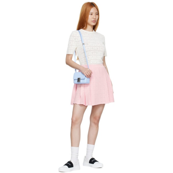 지방시 지방시 Givenchy Pink 4G Mini Skirt 222278F090001