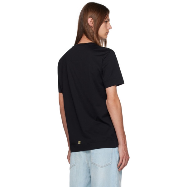 지방시 지방시 Givenchy Black Circle T-Shirt 232278M213035