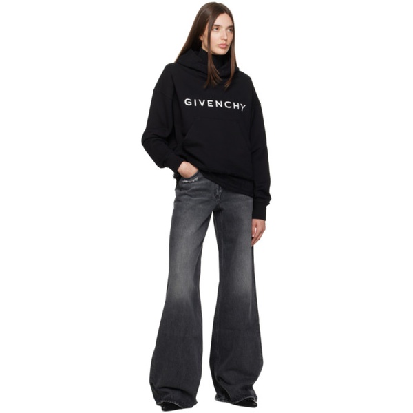 지방시 지방시 Givenchy Black Oversized Jeans 232278F069001