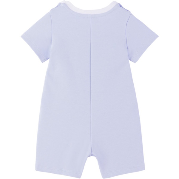 지방시 지방시 Givenchy Baby Blue Printed Bodysuit 241278M690002
