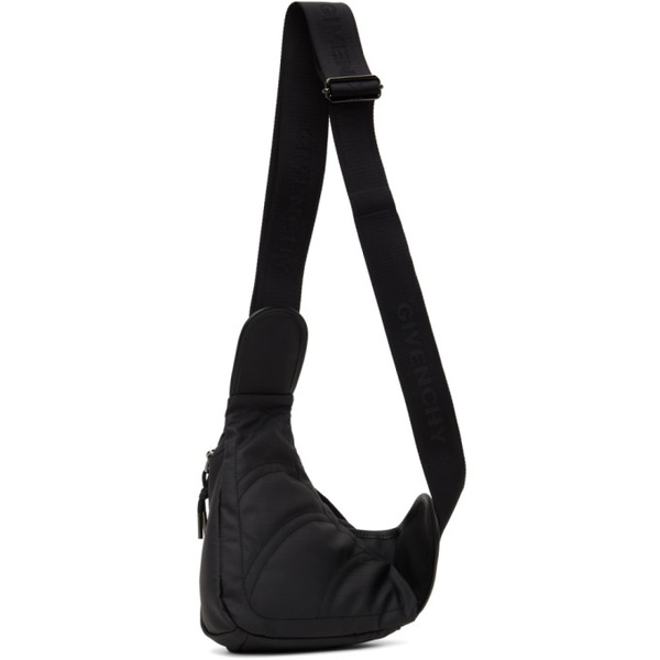 지방시 지방시 Givenchy Black Small G-Zip Triangle Bag 241278M170011