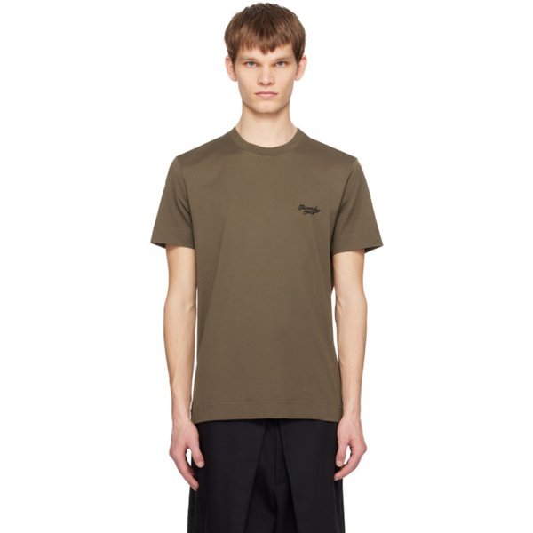 지방시 지방시 Givenchy Khaki Slim-Fit T-Shirt 241278M213067