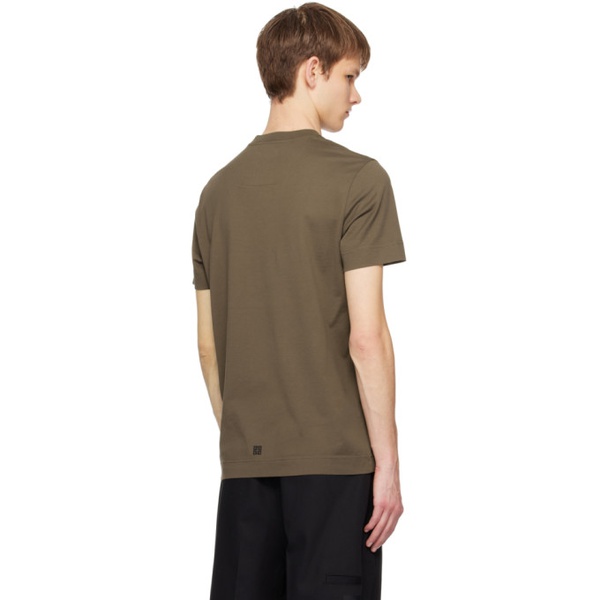 지방시 지방시 Givenchy Khaki Slim-Fit T-Shirt 241278M213067